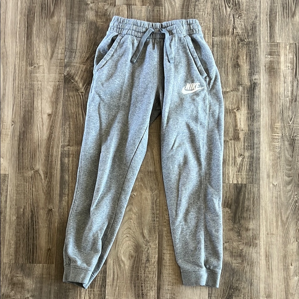 Nike Kids Gray Jogger Pants- Size M